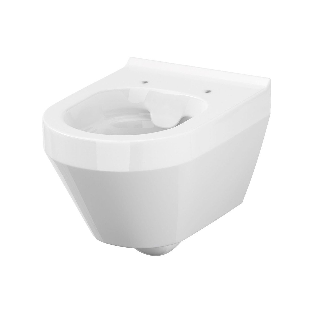 WC Wand-Tiefspül-WC Kuta oval spülrandlos Absenkautomatik