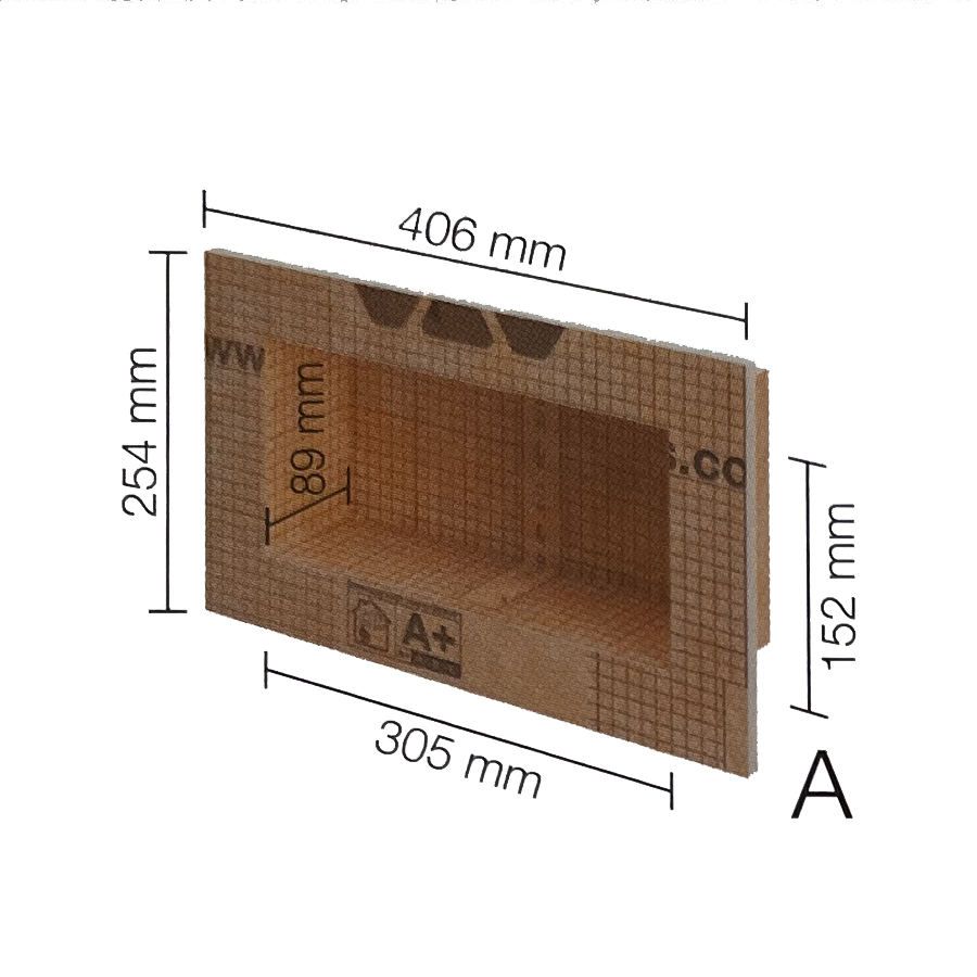 Wandnische Befliesbare-Wandnischen Duschablagen Ablagesystem Schlüter KERDI-BOARD-N-BEN10028 Wandnische Befliesbare-Wandnischen Duschablagen Ablagesystem Schlüter KERDI-BOARD-N-BEN10028