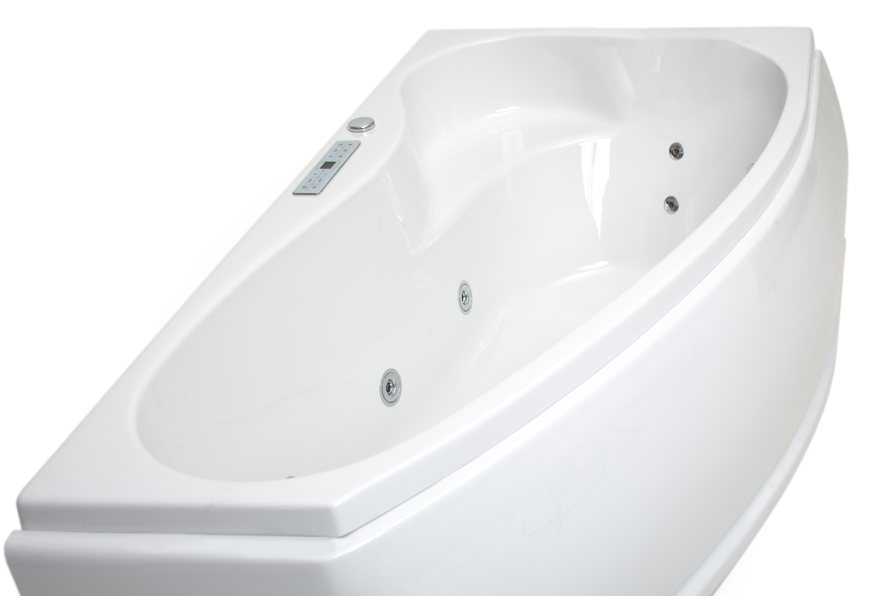 Badewannen Whirlpool mit 17 Massagedüsen Spa Bali Semarapura Rechts in weiss MADE IN GERMANY-BEN10155.6 Badewannen Whirlpool mit 17 Massagedüsen Spa Bali Semarapura Rechts in weiss MADE IN GERMANY-BEN10155.6