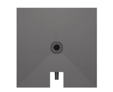 Bodengleiches Duschelement "Fundo Plano" mit integriertem Ablauf 100x100cm-BEN10010