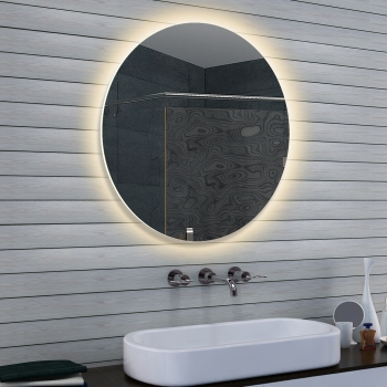 Rund LED Beleuchtung Neutralweiß Badezimmerspiegel
