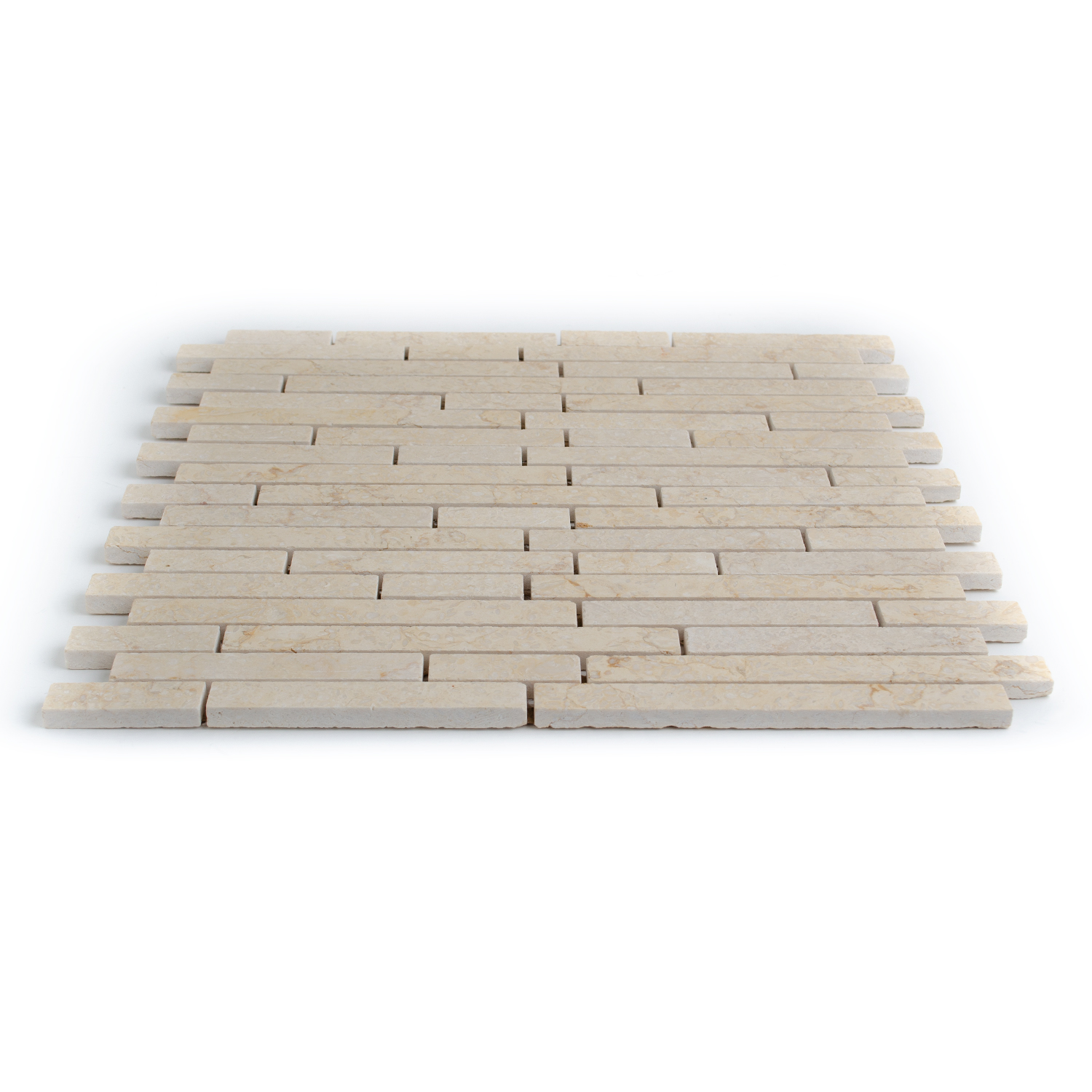 Natursteinmosaik Marmorstächen Crema Beige Nicola-BEN10260