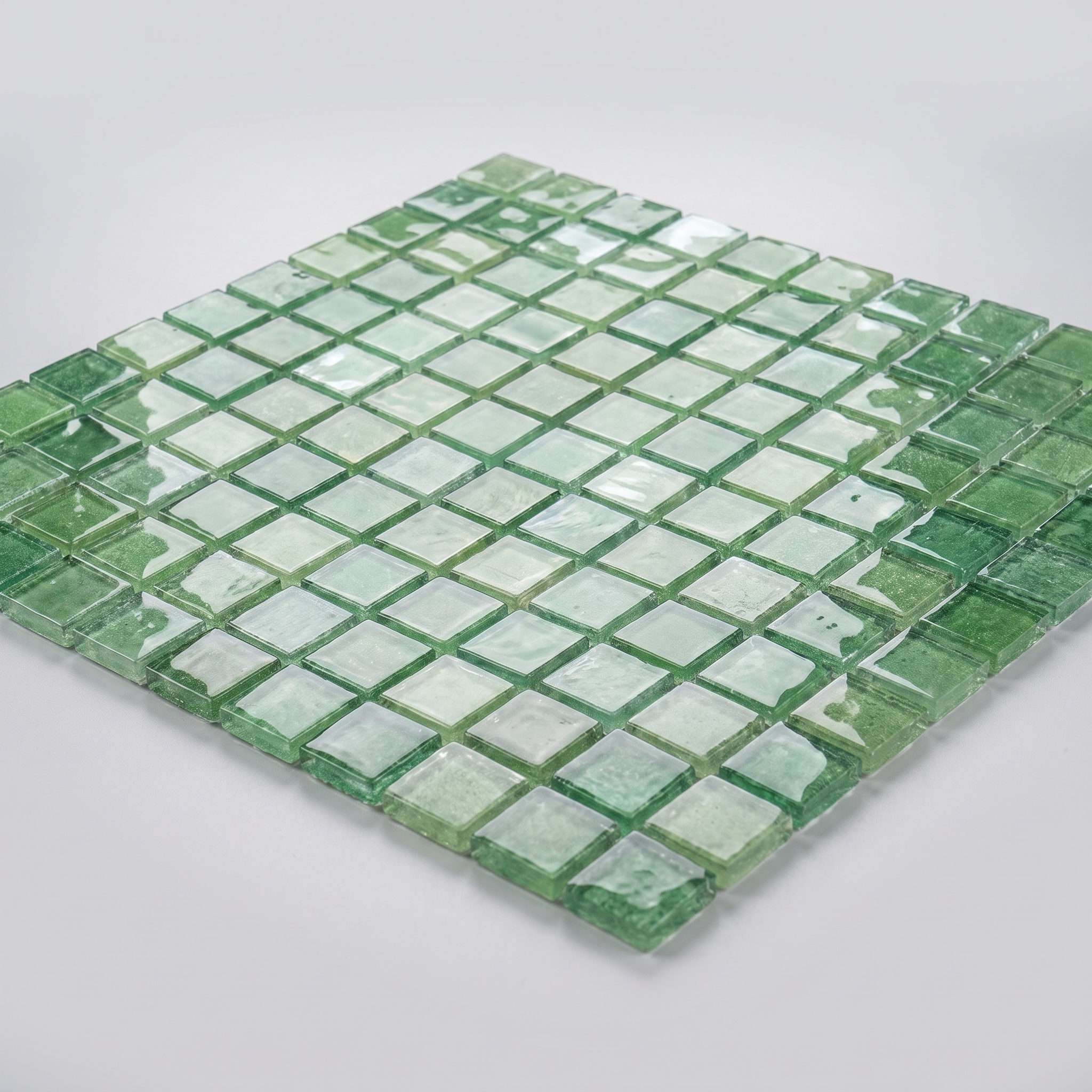 Glasmosaik Mosaikfliese Nizza 48×48 mm & 23×23×4 mm 