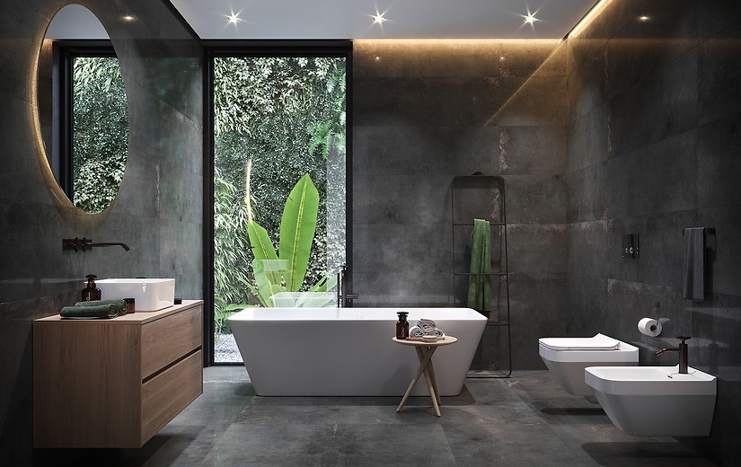 Freistehende Badewanne - Acryl mit Ablaufgarnitur Nusa Recheckig-BEN10098 Freistehende Badewanne - Acryl mit Ablaufgarnitur Nusa Recheckig-BEN10098