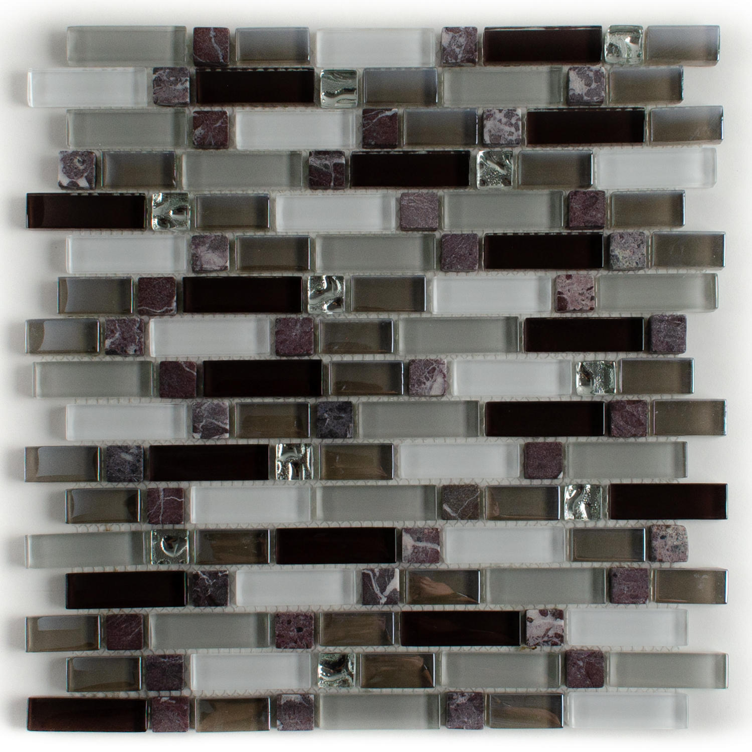 Glas Naturstein Mosaik Noelle Grünmix -BEN10401 Glas Naturstein Mosaik Noelle Grünmix -BEN10401