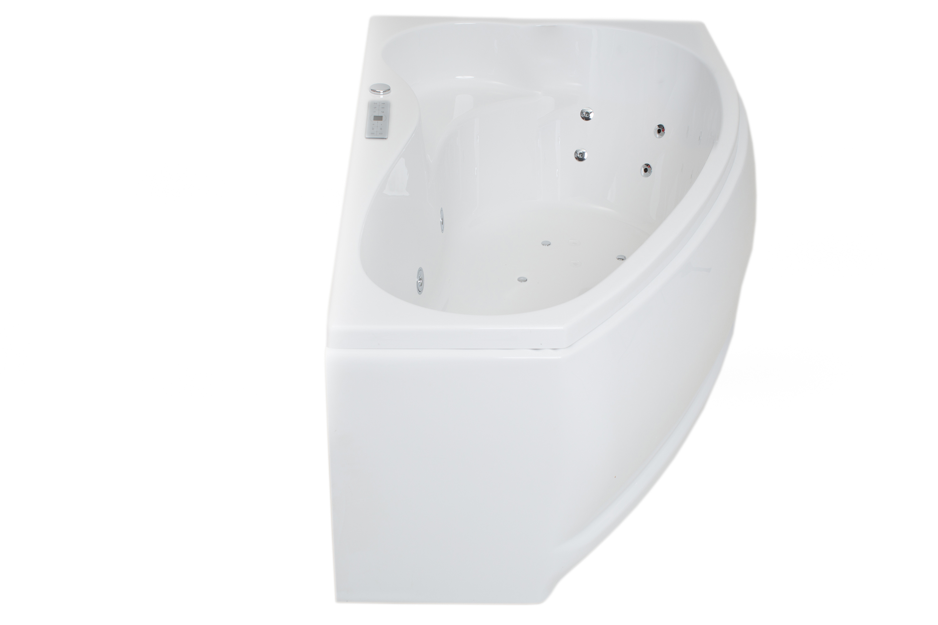 Badewannen Whirlpool mit 17 Massagedüsen Spa Bali Semarapura Rechts in weiss MADE IN GERMANY-BEN10155.3 Badewannen Whirlpool mit 17 Massagedüsen Spa Bali Semarapura Rechts in weiss MADE IN GERMANY-BEN10155.3