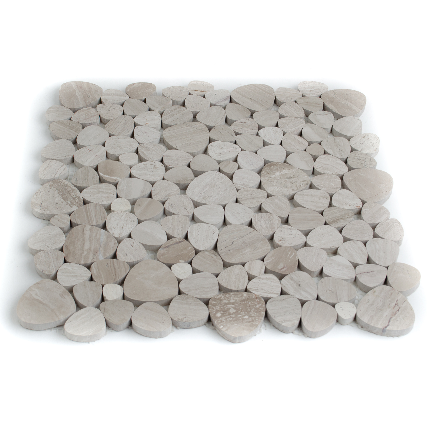 Natursteinmosaik Kalkstein Mosaik Rund Beige Norina-BEN10280