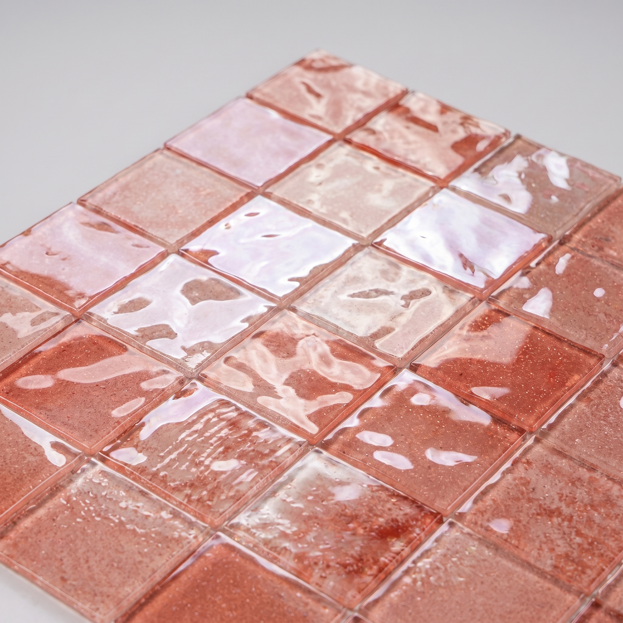 Glasmosaik Mosaikfliese Nizza 48×48 mm & 23×23×4 mm 