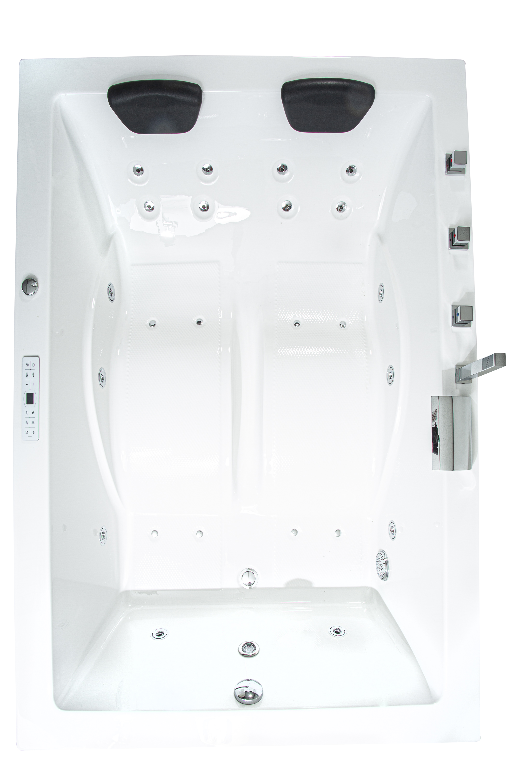 Badewannen Whirlpool mit 24 Massagedüsen Spa Bali Tenganan THREE in weiss MADE IN GERMANY-BEN10153M Badewannen Whirlpool mit 24 Massagedüsen Spa Bali Tenganan THREE in weiss MADE IN GERMANY-BEN10153M