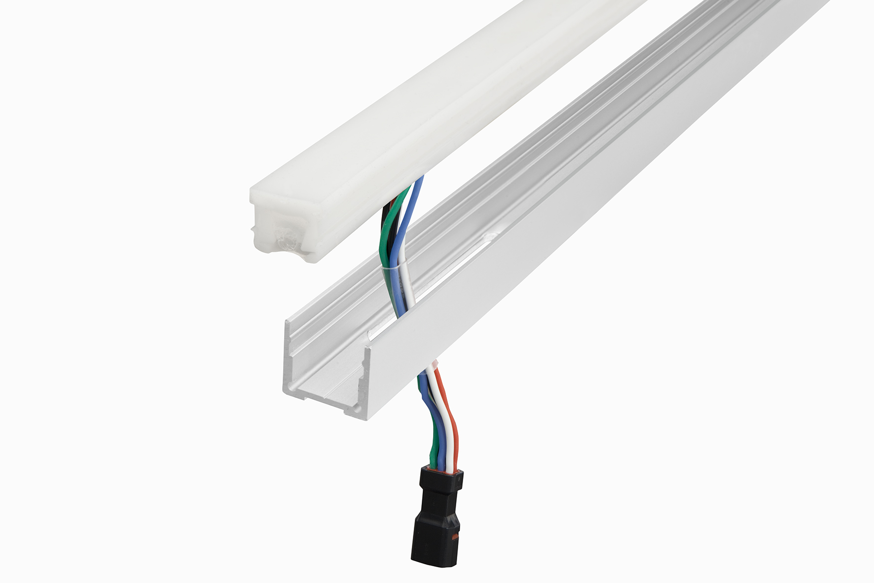 Schlüter Fliesen Schiene LIPROTEC LED RGB+Weiß Bluetooth Fernbedienung 250cm