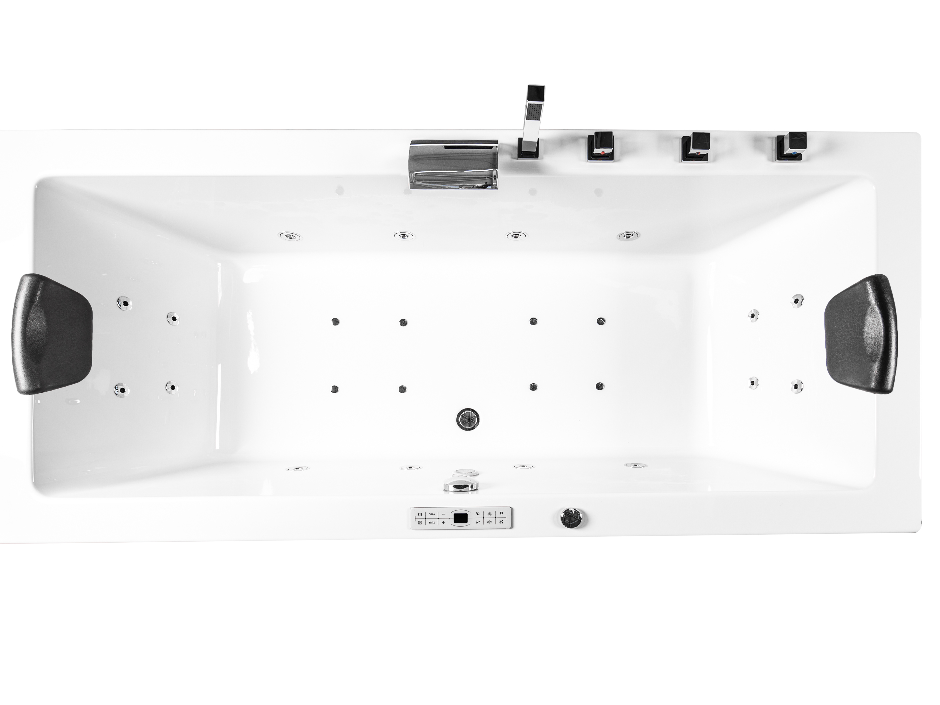 Badewannen Whirlpool mit 24 Massagedüsen Spa Bali Tenganan TWO in weiss MADE IN GERMANY-BEN10152.73 Badewannen Whirlpool mit 24 Massagedüsen Spa Bali Tenganan TWO in weiss MADE IN GERMANY-BEN10152.73