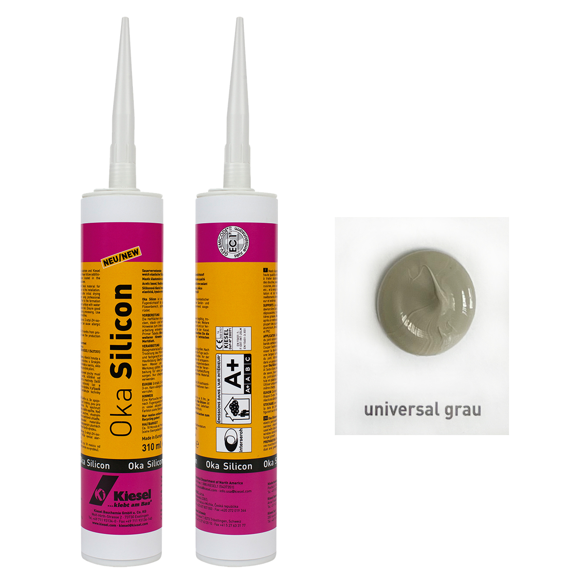 Silicon Silikon Silikonfuge Fugenmasse Oka Silicon-BEN10067.17