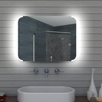 Design LED Beleuchtung Badezimmerspiegel 80x60 cm