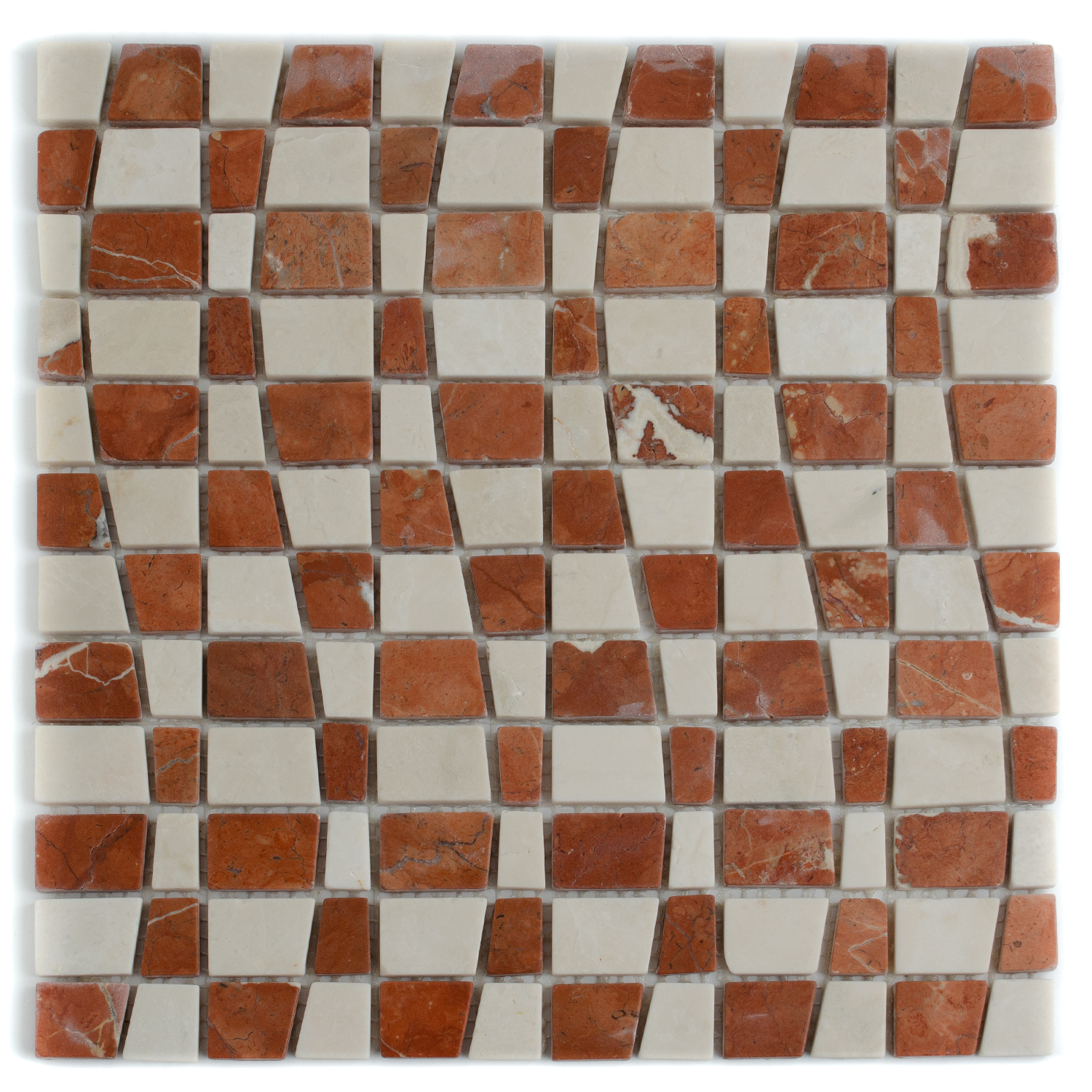 Natursteinmosaik Marmormosaik Welle Crema Cotto Noomi-BEN10282 Natursteinmosaik Marmormosaik Welle Crema Cotto Noomi-BEN10282