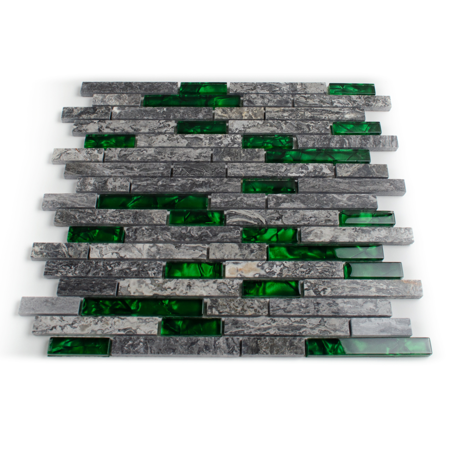 Glasmosaik Grün Natursteinmosaik Abigal Brick Matte-BEN10208.1 Glasmosaik Grün Natursteinmosaik Abigal Brick Matte-BEN10208.1