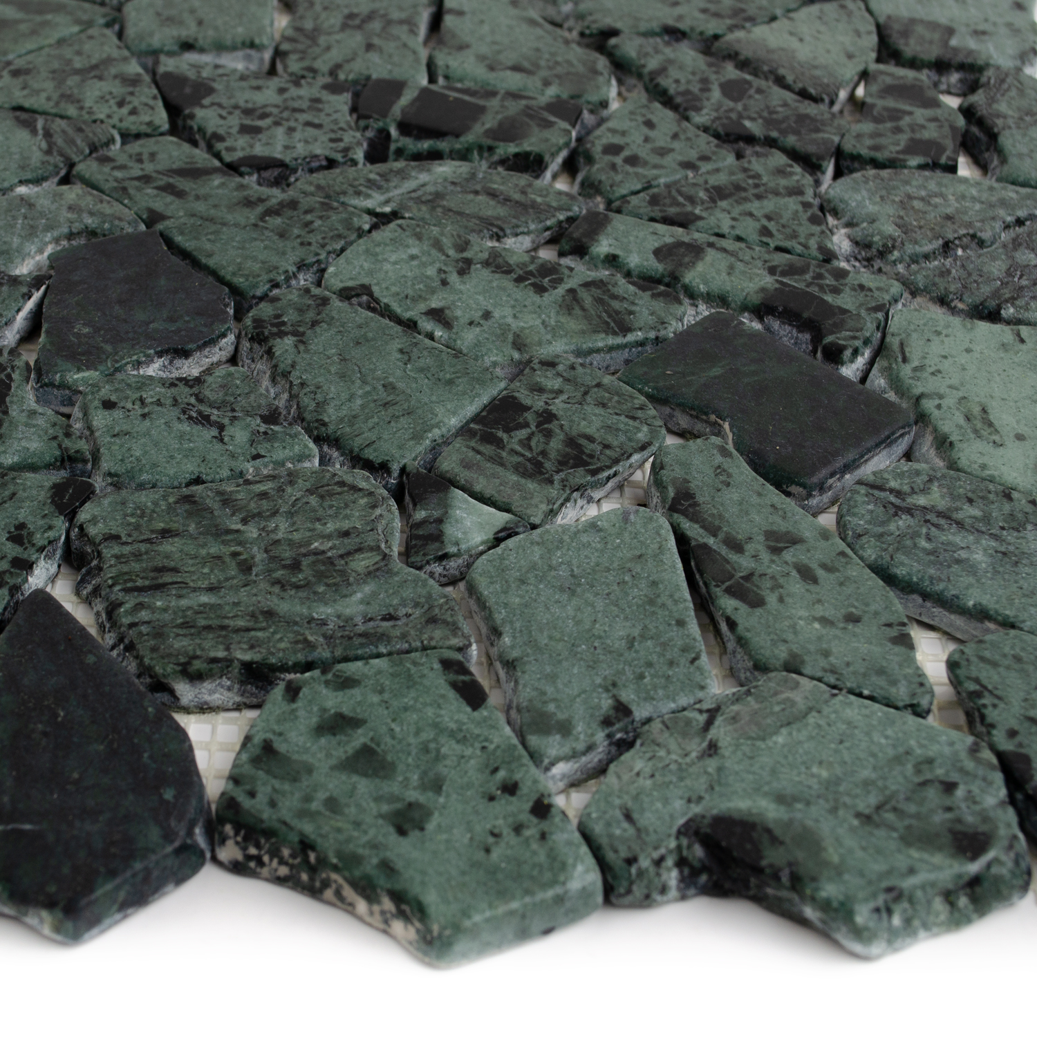 Natursteinmosaik Marmorbruch Grün Verde Nia-BEN10269 Natursteinmosaik Marmorbruch Grün Verde Nia-BEN10269