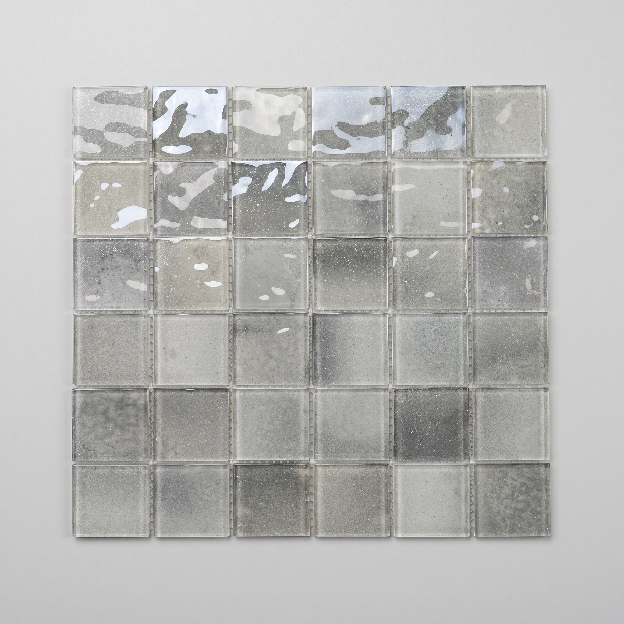 Glasmosaik Mosaikfliese Nizza 48×48 mm & 23×23×4 mm 