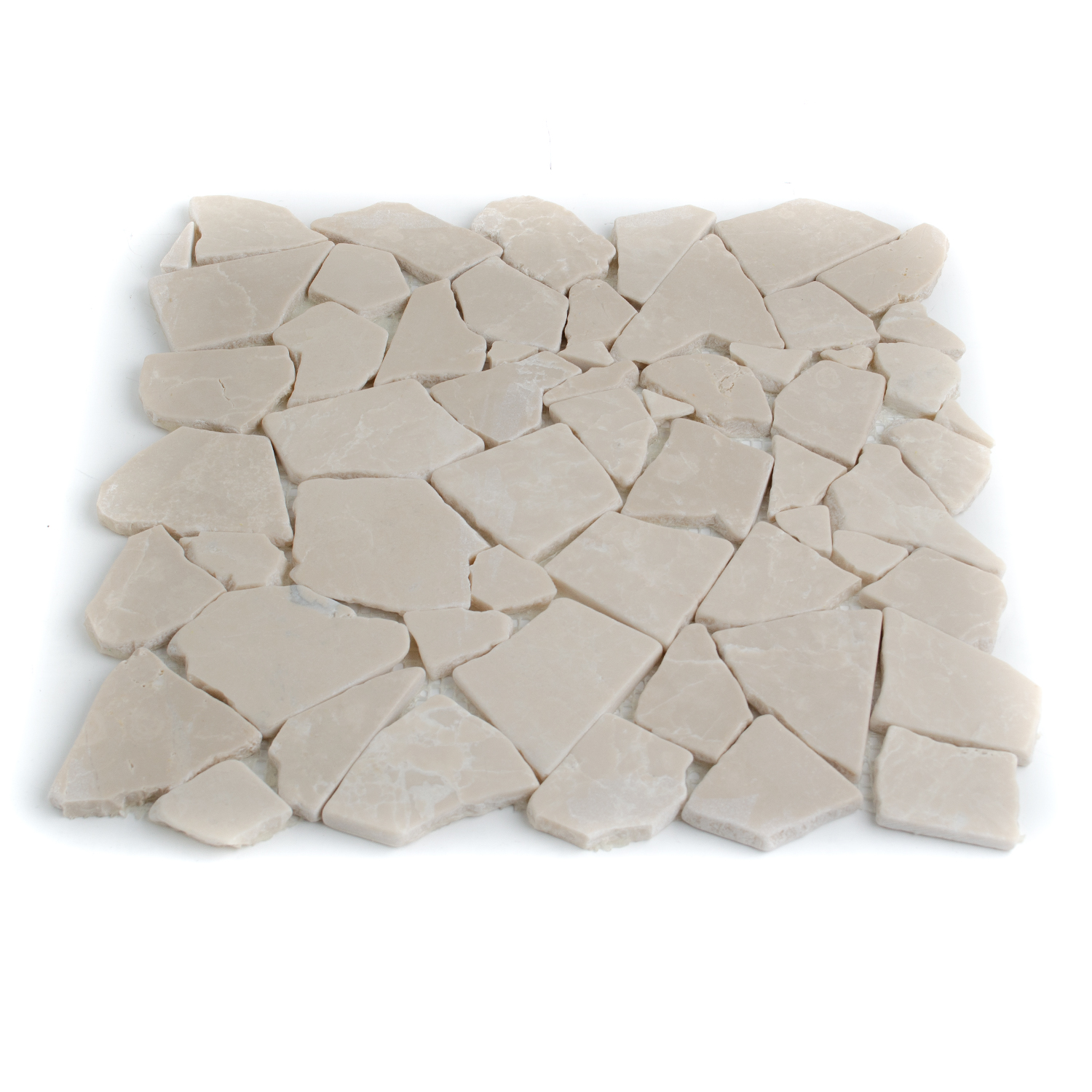 Natursteinmosaik Marmorbruch Crema Beige Nelenia-BEN10283