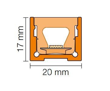Schlüter Fliesen Schiene LIPROTEC LED RGB+Weiß 100cm-BEN10233.2