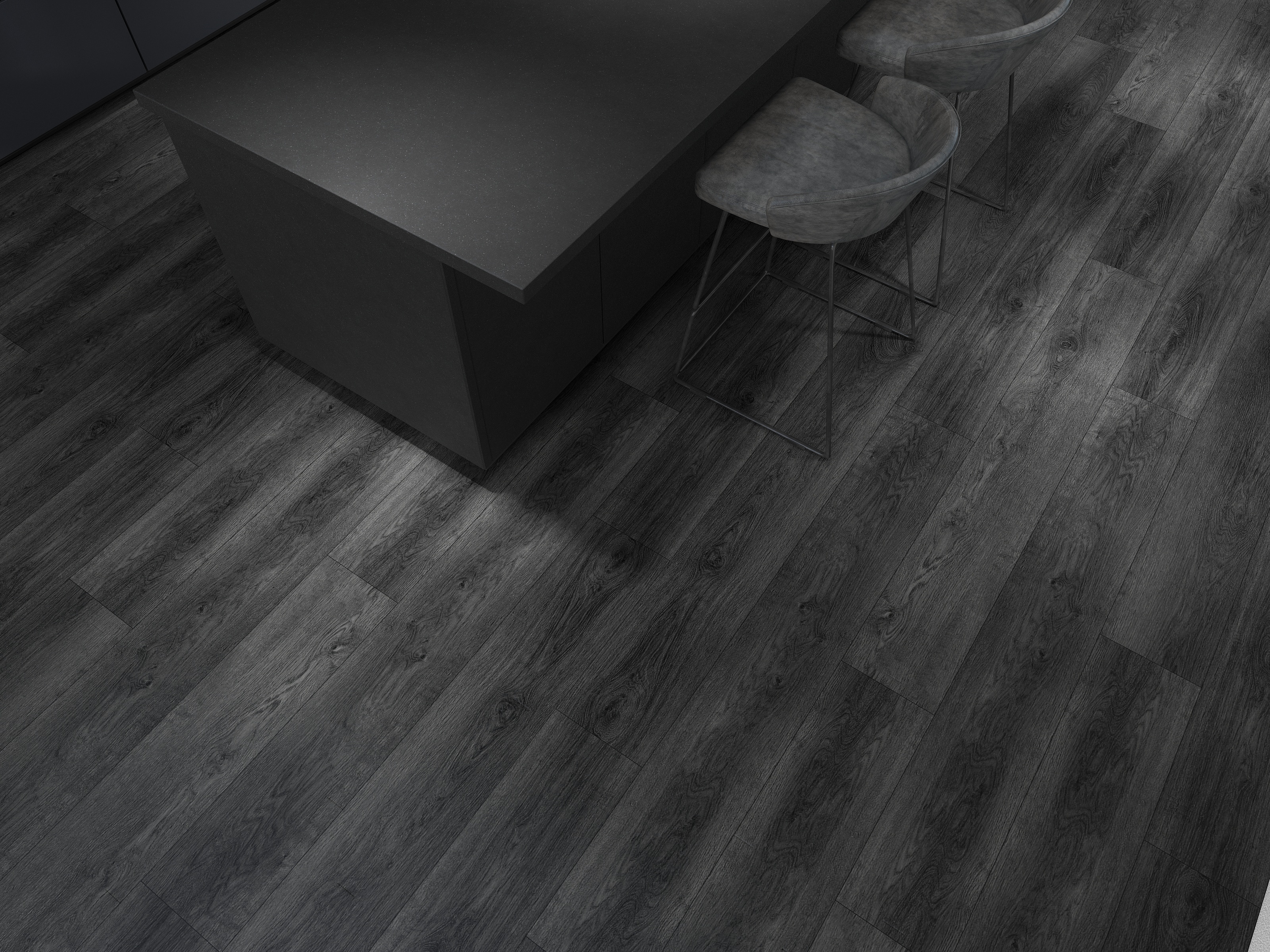 Laminat Holzoptik Laminatböden Melaminharz Click- System Falun Anthrazit