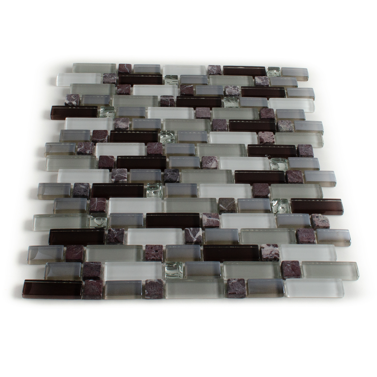 Glas Naturstein Mosaik Noelle Grünmix -BEN10401 Glas Naturstein Mosaik Noelle Grünmix -BEN10401