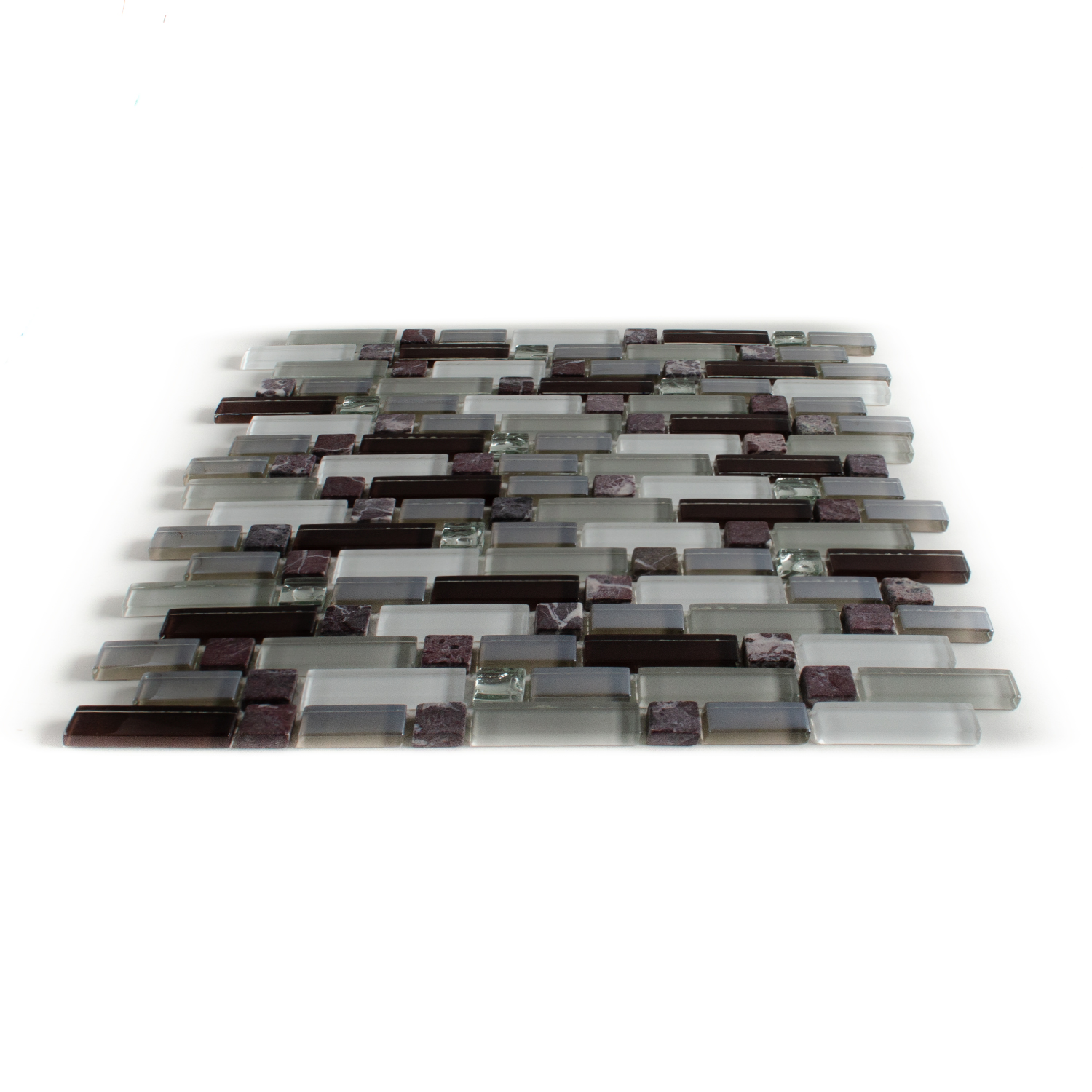 Glas Naturstein Mosaik Noelle Grünmix -BEN10401 Glas Naturstein Mosaik Noelle Grünmix -BEN10401