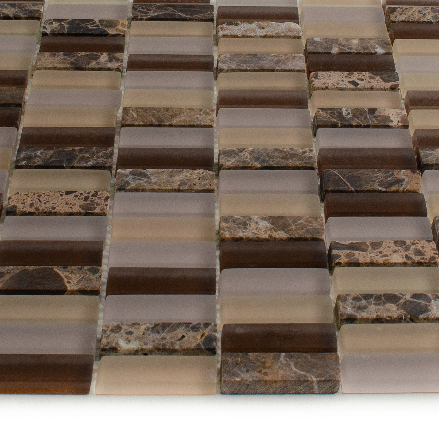 Glas Naturstein Mosaik Noraida Marmor-BEN10397 Glas Naturstein Mosaik Noraida Marmor-BEN10397