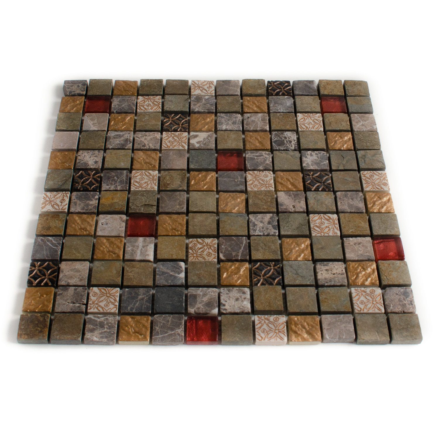 Glas Naturstein Mosaik Nohea mix-BEN10394